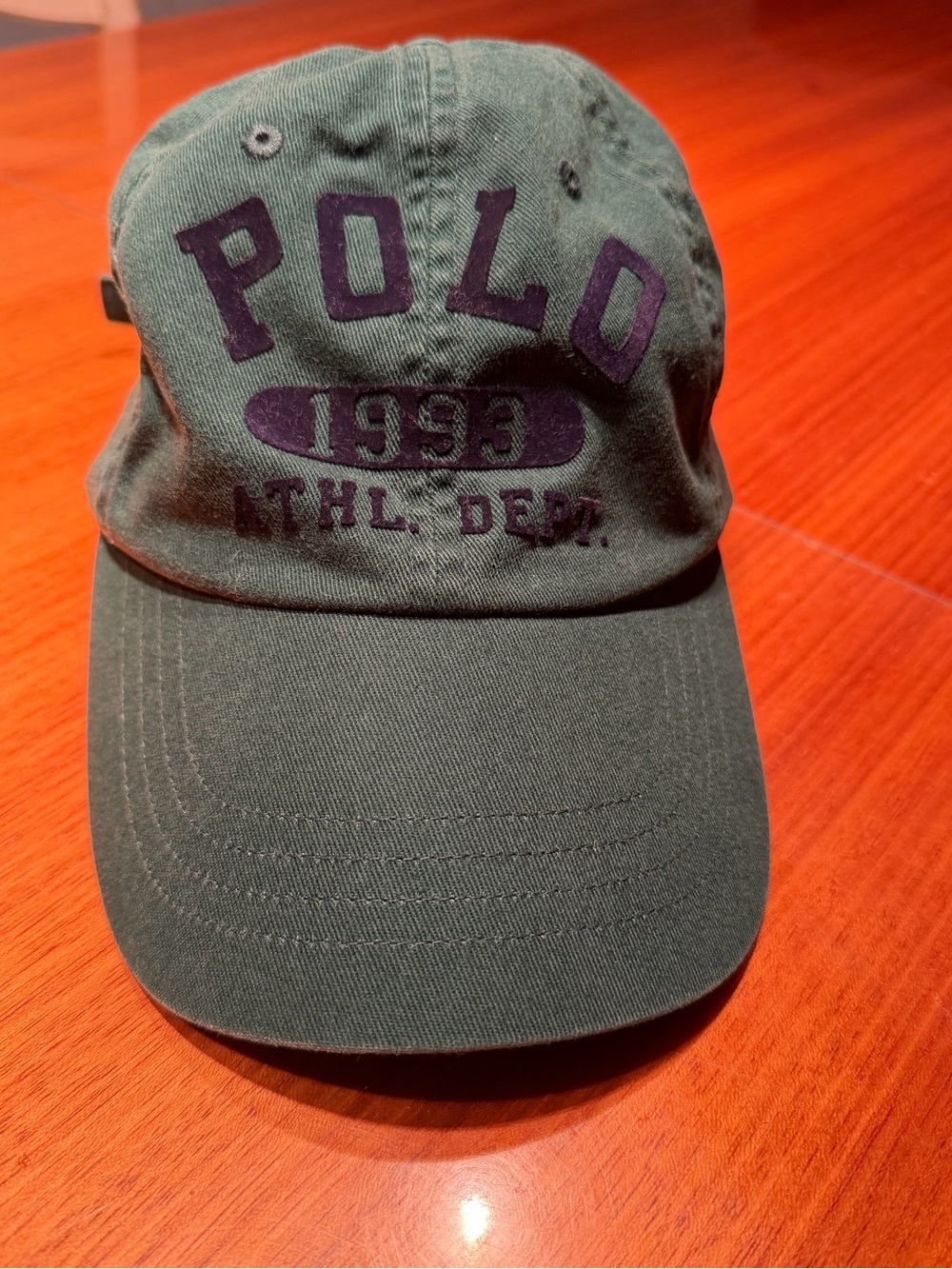 Polo by Ralph Lauren Green 'POLO 1993 ATHL. DEPT.' Embroidered Baseball Cap
